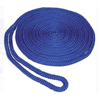Seasense 3/8 x 15' Double Braid MFP Dock Line Blue #50013271
