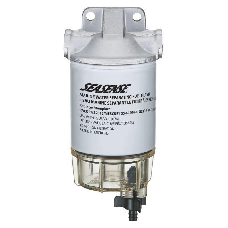 Seasense Fuel Filter Kit W/Clear Bowl and Alum. Head #50052116