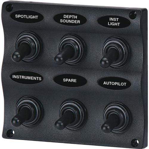 Seasense Qualifies for Free Shipping Seasense Marine 6-Way Switch Panel #50031297