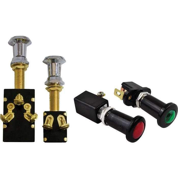 Seasense Push-Pull Switch 2 Position Brass #50031162