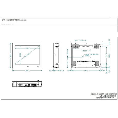 Seatronx Qualifies for Free Shipping Seatronx 15" Sunlight Readbale Touch Screen Display #SRT-15