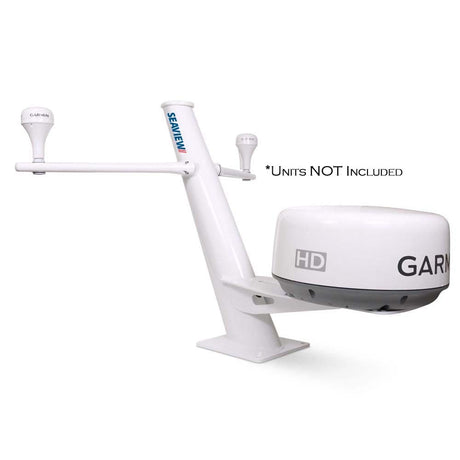 Seaview Not Qualified for Free Shipping Seaview 30" Tapered Closed Dome Aft Leaning Radar Mount #PMA100S
