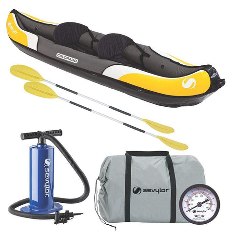 Sevylor Qualifies for Free Shipping Sevylor Colorado 2-Person Inflatable Kayak Combo #2000014329