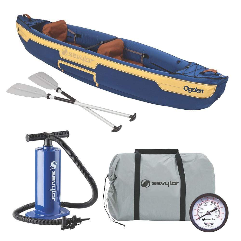 Sevylor Sevylor Ogden 2-Person Inflatable Canoe Combo #2000014328 – First ...