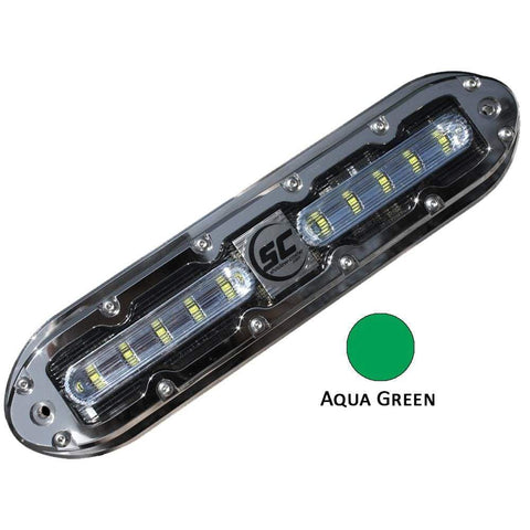 Shadow Caster Qualifies for Free Shipping Shadow-Caster Aqua Green 10-LED Underwater Light W/20' #SCM-10-AG-20