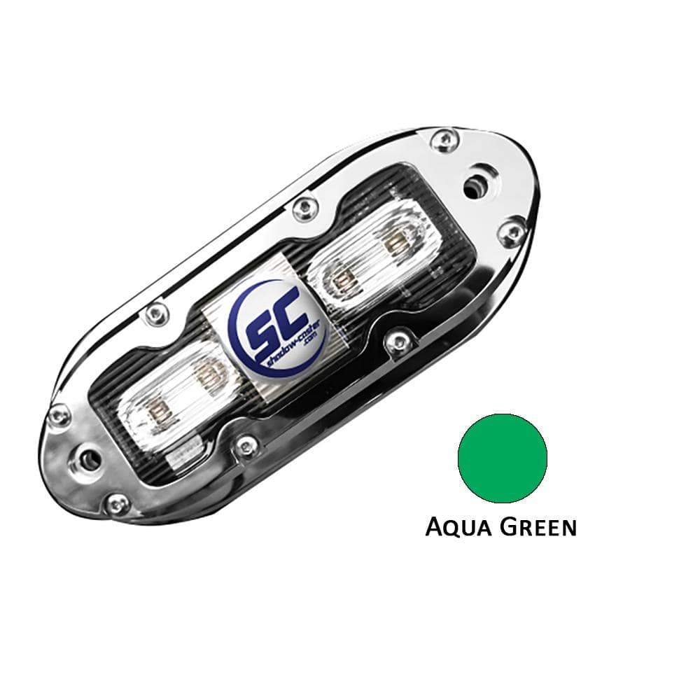 Shadow Caster Qualifies for Free Shipping Shadow-Caster Aqua Green 4-LED Underwater Light 20' #SCM-4-AG-20