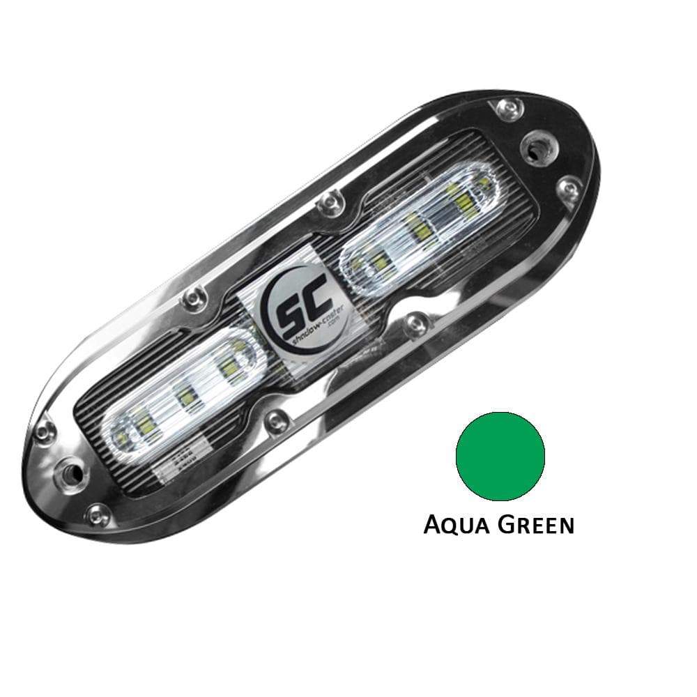 Shadow Caster Qualifies for Free Shipping Shadow-Caster Aqua Green 6-LED Underwater Light w/20' #SCM-6-AG-20