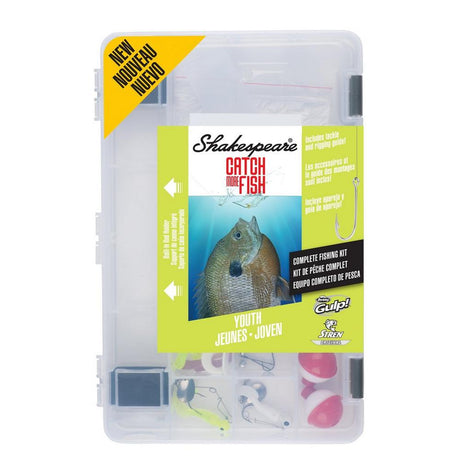 Shakespeare Qualifies for Free Shipping Shakespeare Catch More Fish Youth Spinning #1423648