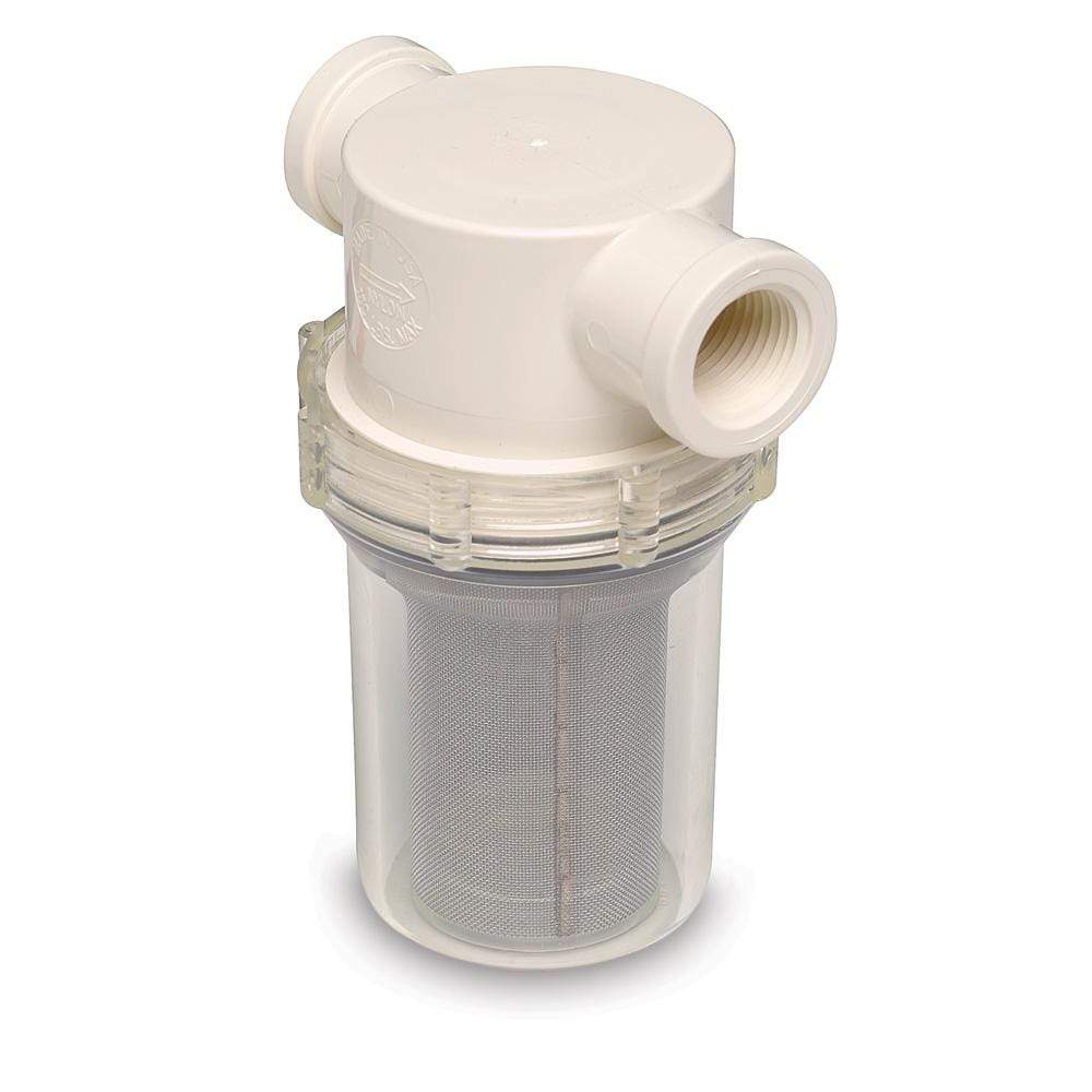 Shurflo Qualifies for Free Shipping Shurflo 1/2" Raw Water Strainer 50 Mesh Screen #253-120-01