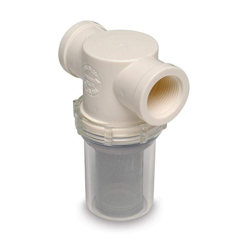 Shurflo Qualifies for Free Shipping Shurflo 1" Raw Water Strainer with Bracket & Fittings #253-321-01