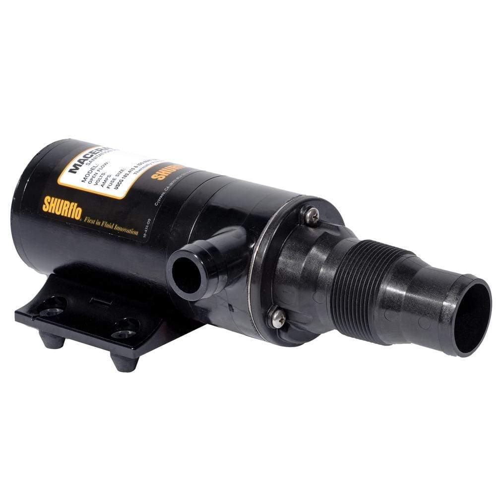 Shurflo Qualifies for Free Shipping Shurflo Macerator Pump 24v 13 GPM Self-Priming Dual Blade #3200-011
