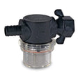Shurflo Qualifies for Free Shipping Shurflo Swivel Nut Strainer 1/2" Barb Inlet Clear Bowl #255-325