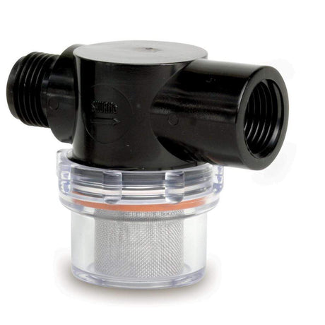 Shurflo Qualifies for Free Shipping Shurflo Twist On Strainer 1/2" Pipe Inlet Clear Bowl #255-313