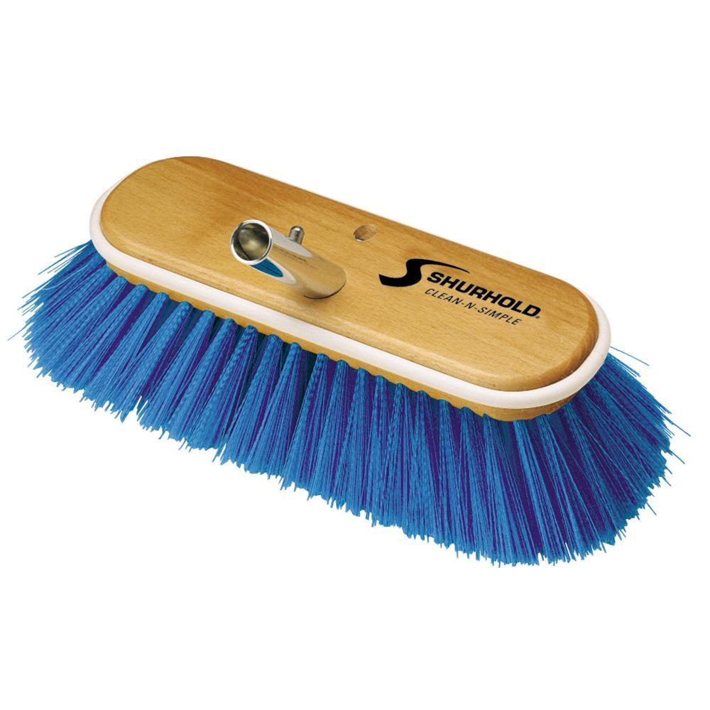 Shurhold Qualifies for Free Shipping Shurhold 10" Deck Brush Extra Soft Blue Nylon #975