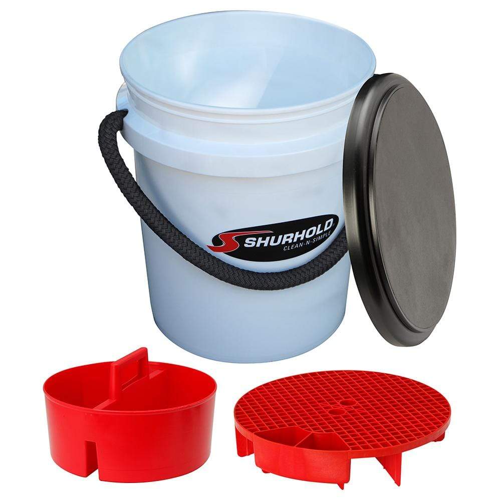 Shurhold Qualifies for Free Shipping Shurhold 5 Gallon White Bucket Kit #2461