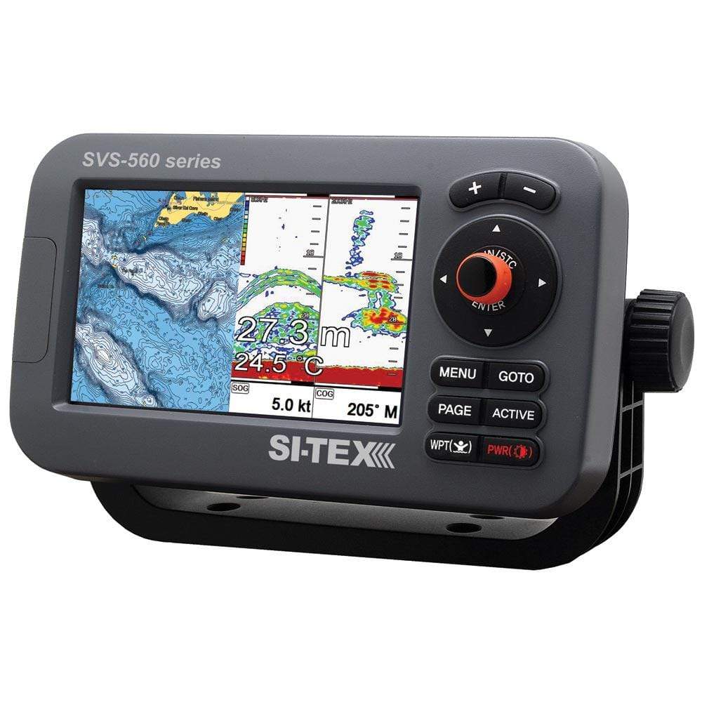SI-TEX Qualifies for Free Shipping SI-TEX 5" Chartplotter/Sounder Combo w/ External Antenna #SVS-560CF-E