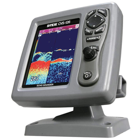 SI-TEX Qualifies for Free Shipping SI-TEX CVS-126 Dual Frequency Color Echo Sounder #CVS-126