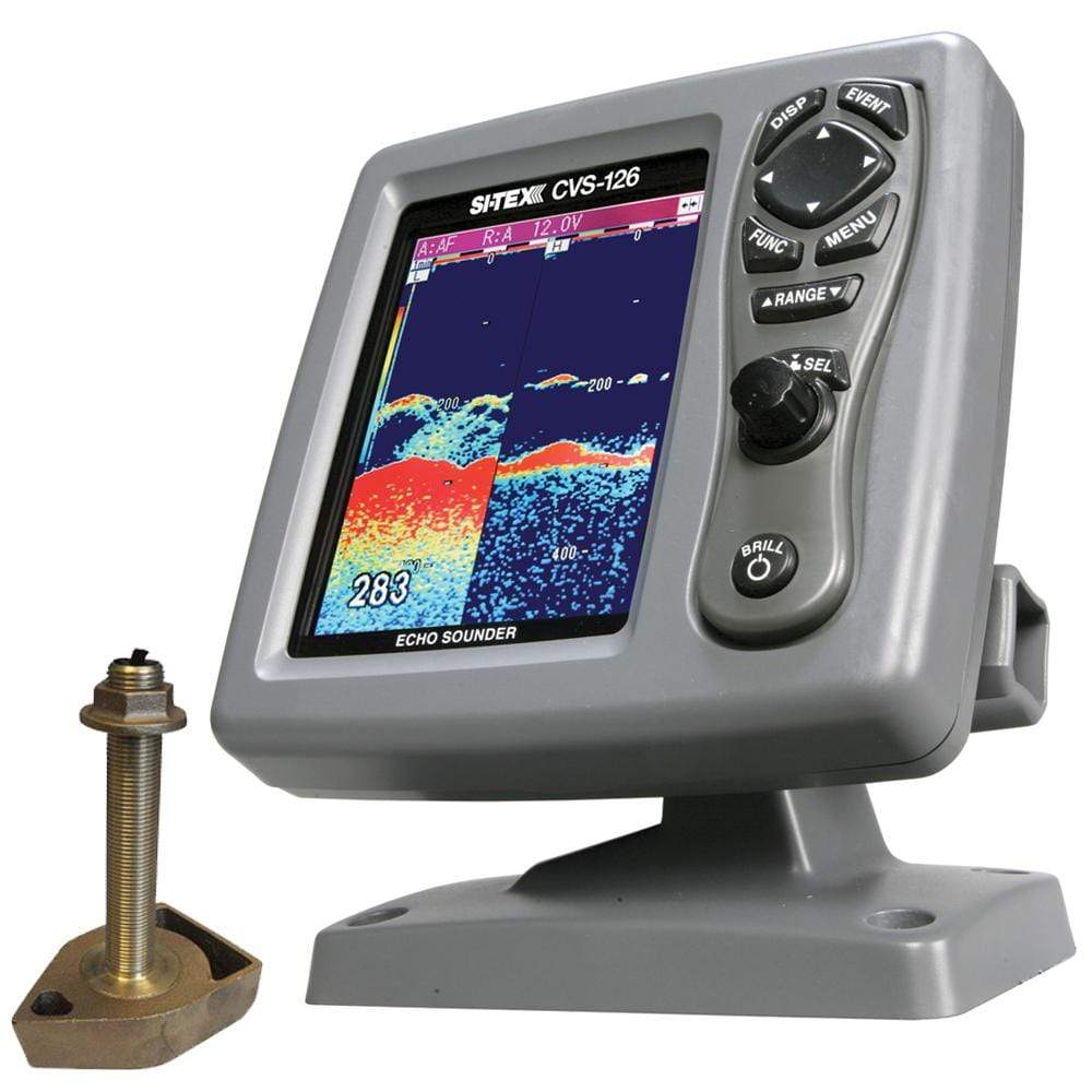 SI-TEX Qualifies for Free Shipping SI-TEX CVS-126 Sounder with 600 Kw Th Transducer #CVS-1266TH1