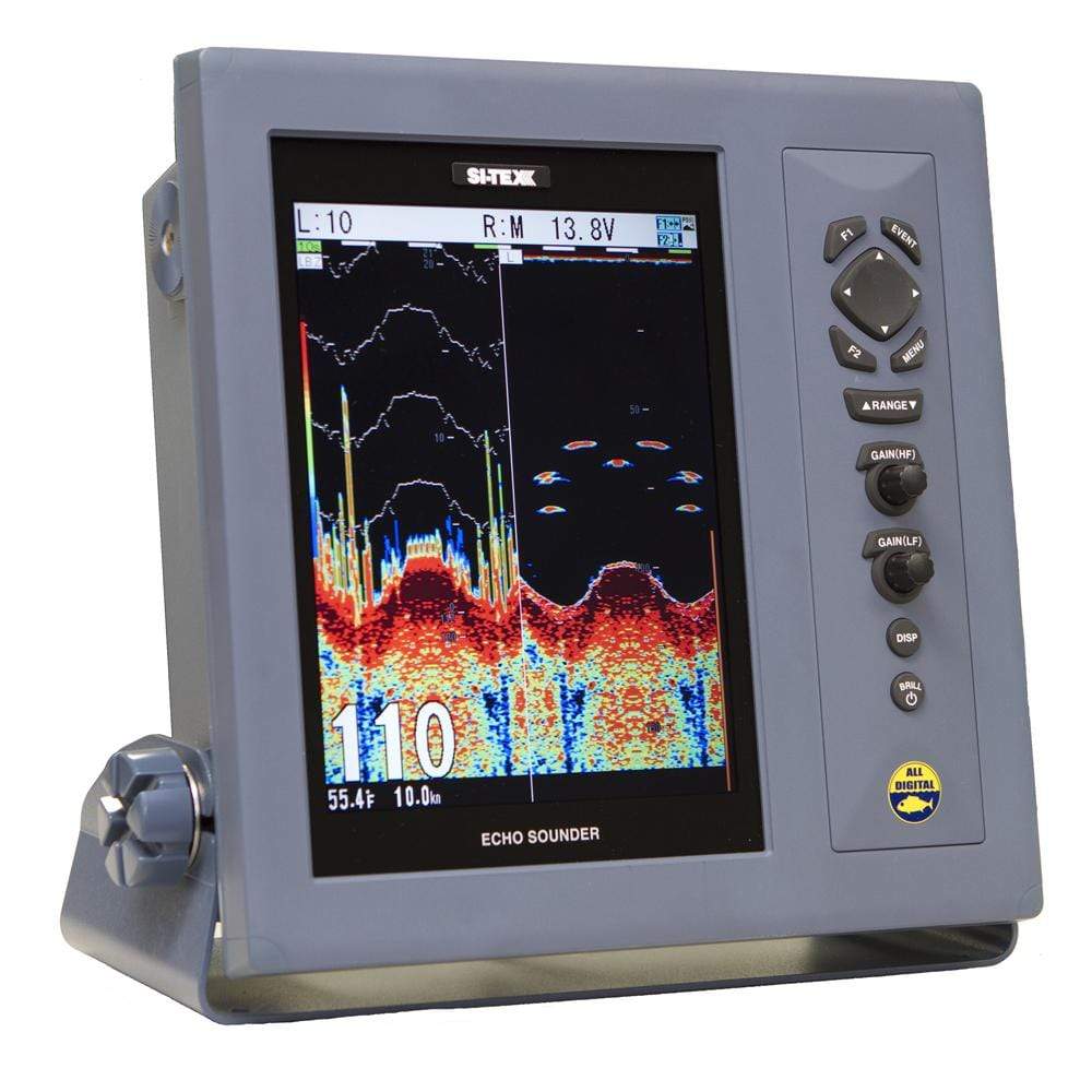 SI-TEX Qualifies for Free Shipping SI-TEX Dual Freq Color 10.4" LCD Fishfinder 1Kw No Ducer #CVS-1410