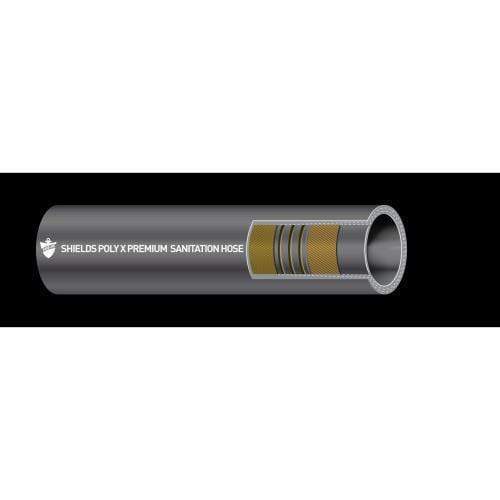 Sierra Not Qualified for Free Shipping Sierra 1-1/2" Poly x Sanitation Hose 12-1/2' Length #116-105-1124