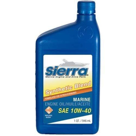 Sierra Not Qualified for Free Shipping Sierra 10W-40 Semi-Synthetic Oil Quart #18-9551-2