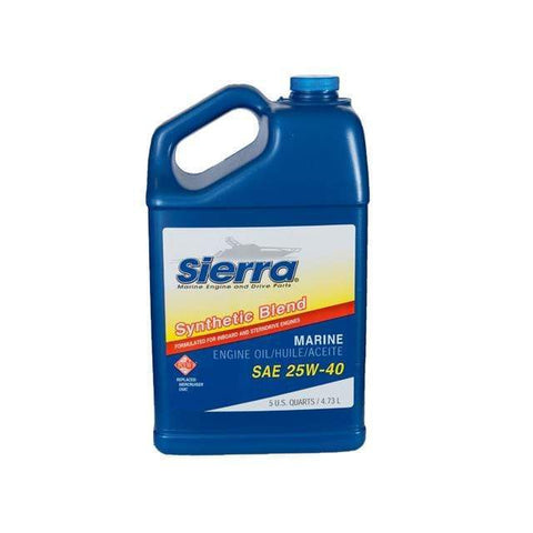 Sierra 25w40 Synthetic Oil 5-Quart 36-Case Pallet 4-Case #18-9440-4P
