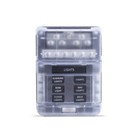 Sierra Qualifies for Free Shipping Sierra 408 Series Fuse Block 6-Gang with Bus Bar and Cover #FS40830