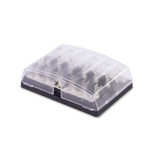 Sierra Qualifies for Free Shipping Sierra 408 Series Fuse Block 6-Gang with Bus Bar and Cover #FS40900