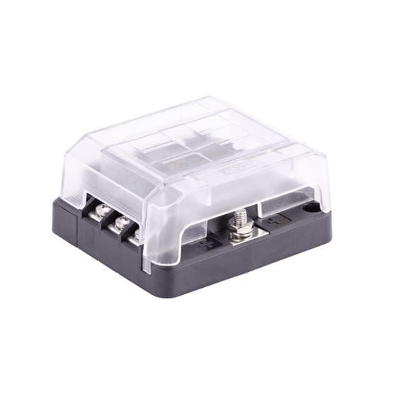 Sierra Qualifies for Free Shipping Sierra 408 Series Fuse Block 6-Gang with Cover #FS40800
