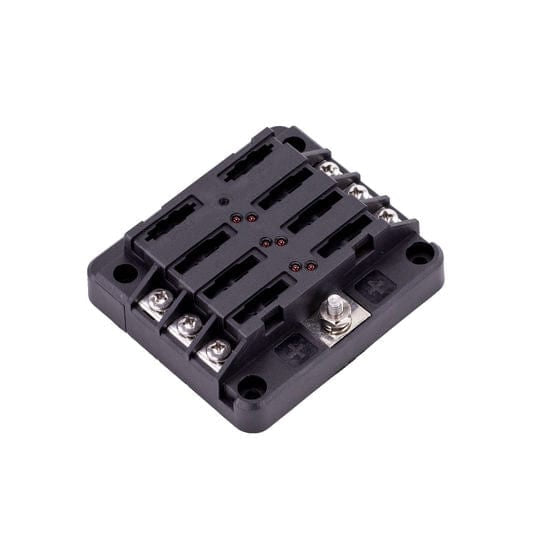 Sierra Qualifies for Free Shipping Sierra 408 Series Fuse Block 6-Gang with Cover #FS40800