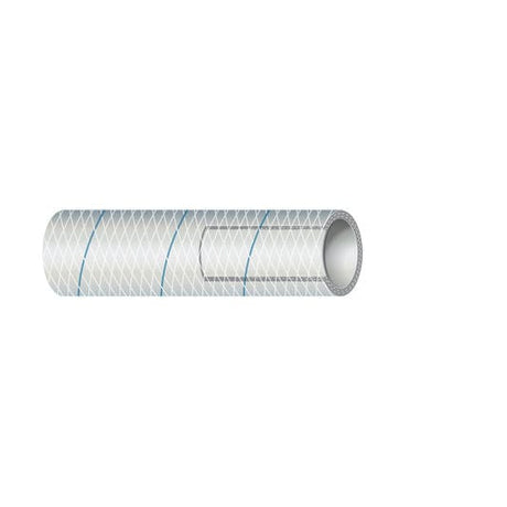 Sierra Not Qualified for Free Shipping Sierra 5/8" White Reinforced PVC with Blue Tracer 25' Polypac #116-164-0585