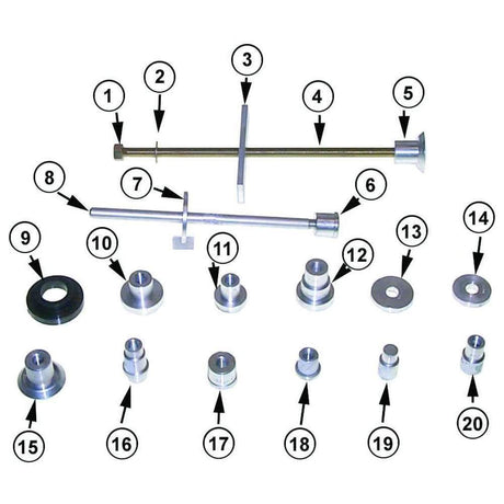 Sierra Not Qualified for Free Shipping Sierra Bearing Installation Tool Kit #18-9820