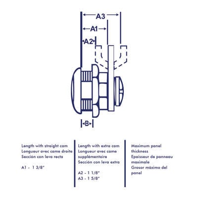 Sierra Not Qualified for Free Shipping Sierra Cam Lock #CL49330