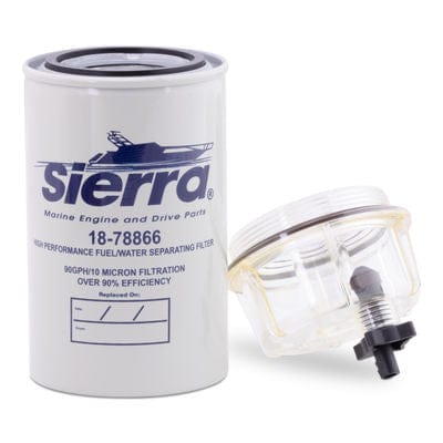 Sierra Qualifies for Free Shipping Sierra Fuel Water Separator Gas with Clear Bowl #18-78867