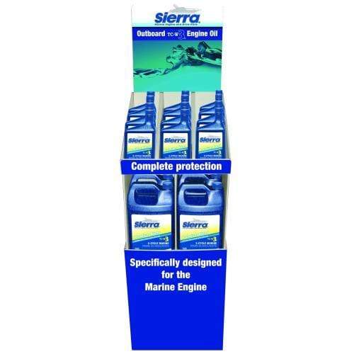 Sierra Oversized - Not Qualified for Free Shipping Sierra Oil TC-W3 Quarts and Gallon Display #18-9499