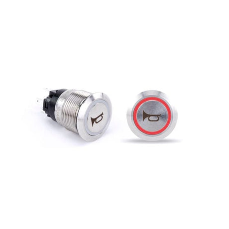 Sierra Qualifies for Free Shipping Sierra Push Button Horn Switch Red Halo #AV10050R