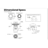 Sierra Qualifies for Free Shipping Sierra Push Button Switch White Halo #AV10030W