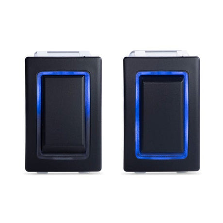 Sierra Qualifies for Free Shipping Sierra Rocker Switch DPDT Blue Halo #RK40680B