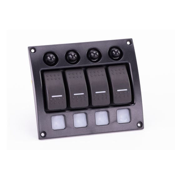 Sierra Qualifies for Free Shipping Sierra Switch Panel Water Resistant 4P Contura & Circuit Breaker #SP21000