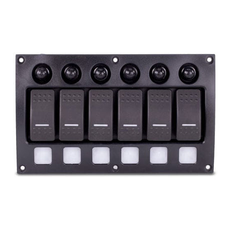 Sierra Qualifies for Free Shipping Sierra Switch Panel Water Resistant 6P Contura & Circuit Breaker #SP21010