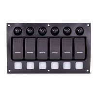 Sierra Qualifies for Free Shipping Sierra Switch Panel Water Resistant 6P Contura & Circuit Breaker #SP21010