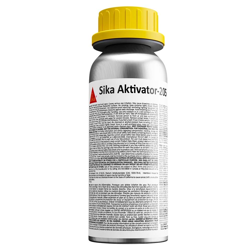 Sika Qualifies for Free Shipping Sika Aktivator 205 Clear 1 Liter Bottle #529937