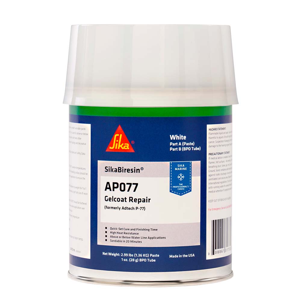 Sika Qualifies for Free Shipping Sika Sikabiresin AP077 White Quart Can #609801