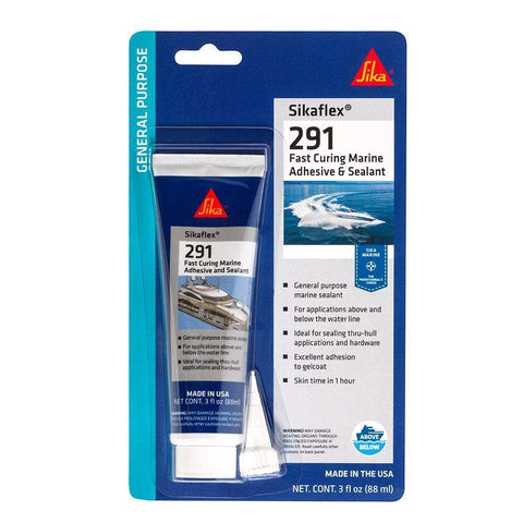 Sika Qualifies for Free Shipping Sika Sikaflex 291 Fast Cure Black 3 oz Tube #610566