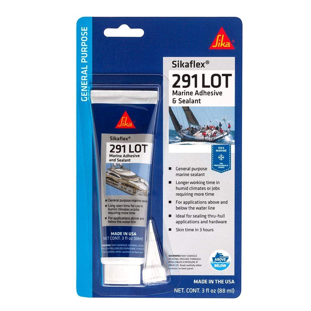 Sika Sikaflex 291 Lot Slow Cure Black 3 oz Tube #610565