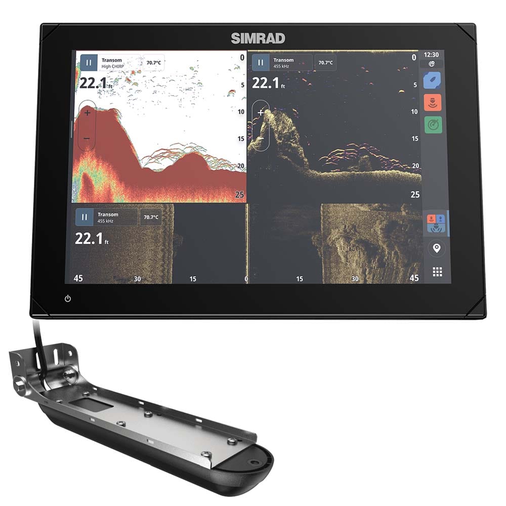 Simrad Qualifies for Free Shipping Simrad NSX 3012 12" Combo with Active Imaging Transducer #000-15367-001