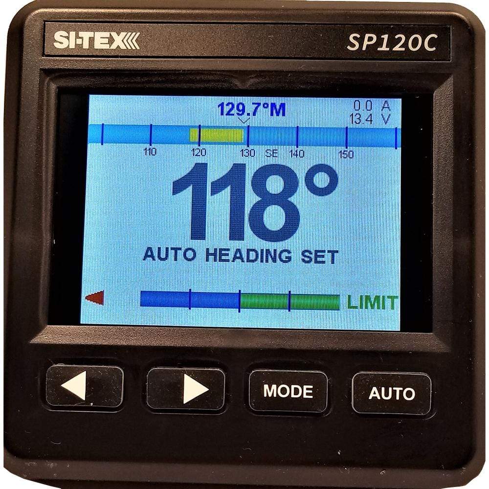 Sitex SP120 Color System with Rudder Feedback & 9ci Pump #SP120C-RF-2