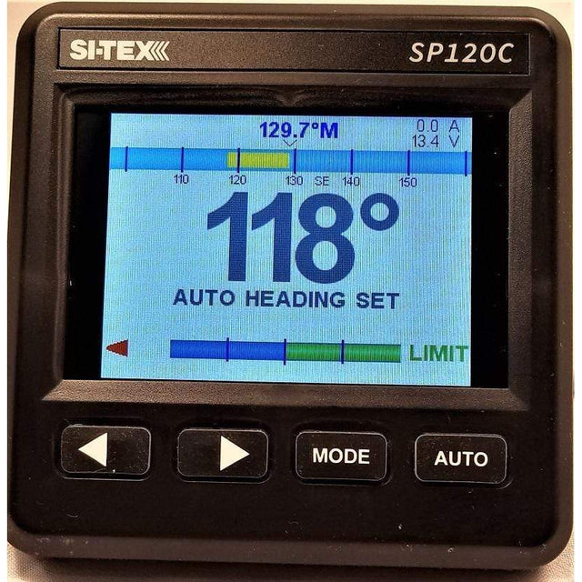 SI-TEX Qualifies for Free Shipping Sitex SP120 Color System with Rudder Feedback no Drive Unit #SP120C-RF-1