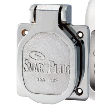 SmartPlug Qualifies for Free Shipping SmartPlug 30a 125v Dock & Lift Kit SS Inlet 25' White Cord #BLFT30ASSYNTW