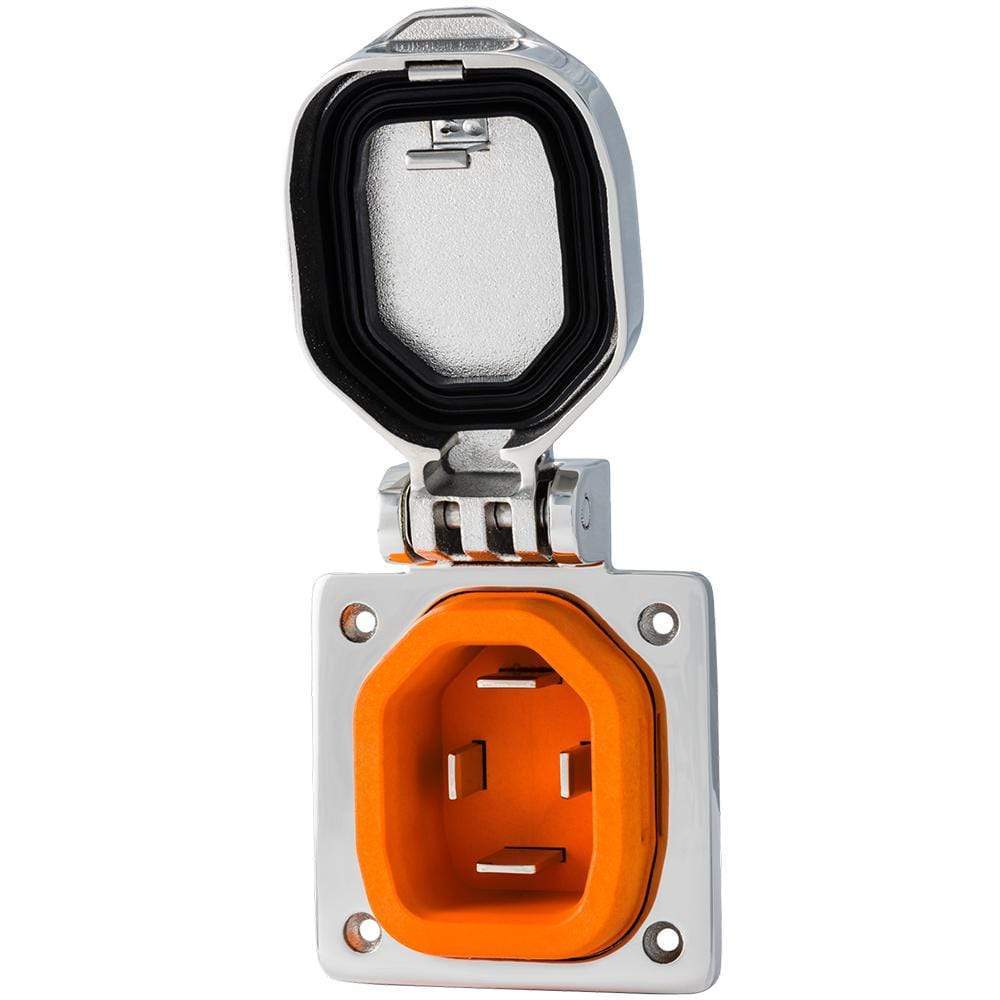 SmartPlug Qualifies for Free Shipping SmartPlug 50a Boatside Inlet Stainless #BM50S